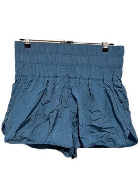 Free People Movement Shorts Blue The Way Home High Rise Size XL